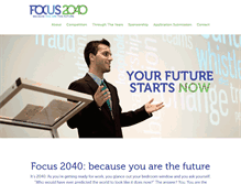 Tablet Screenshot of focus2040.ca